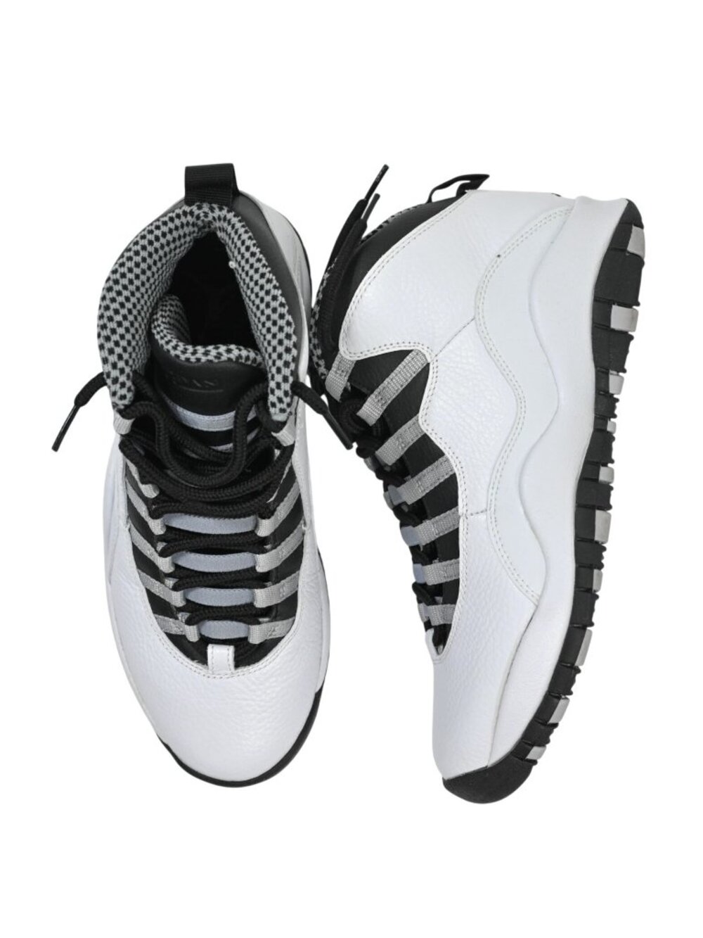Air Jordan 10 Retro Sneakers 310805-103 in Steel